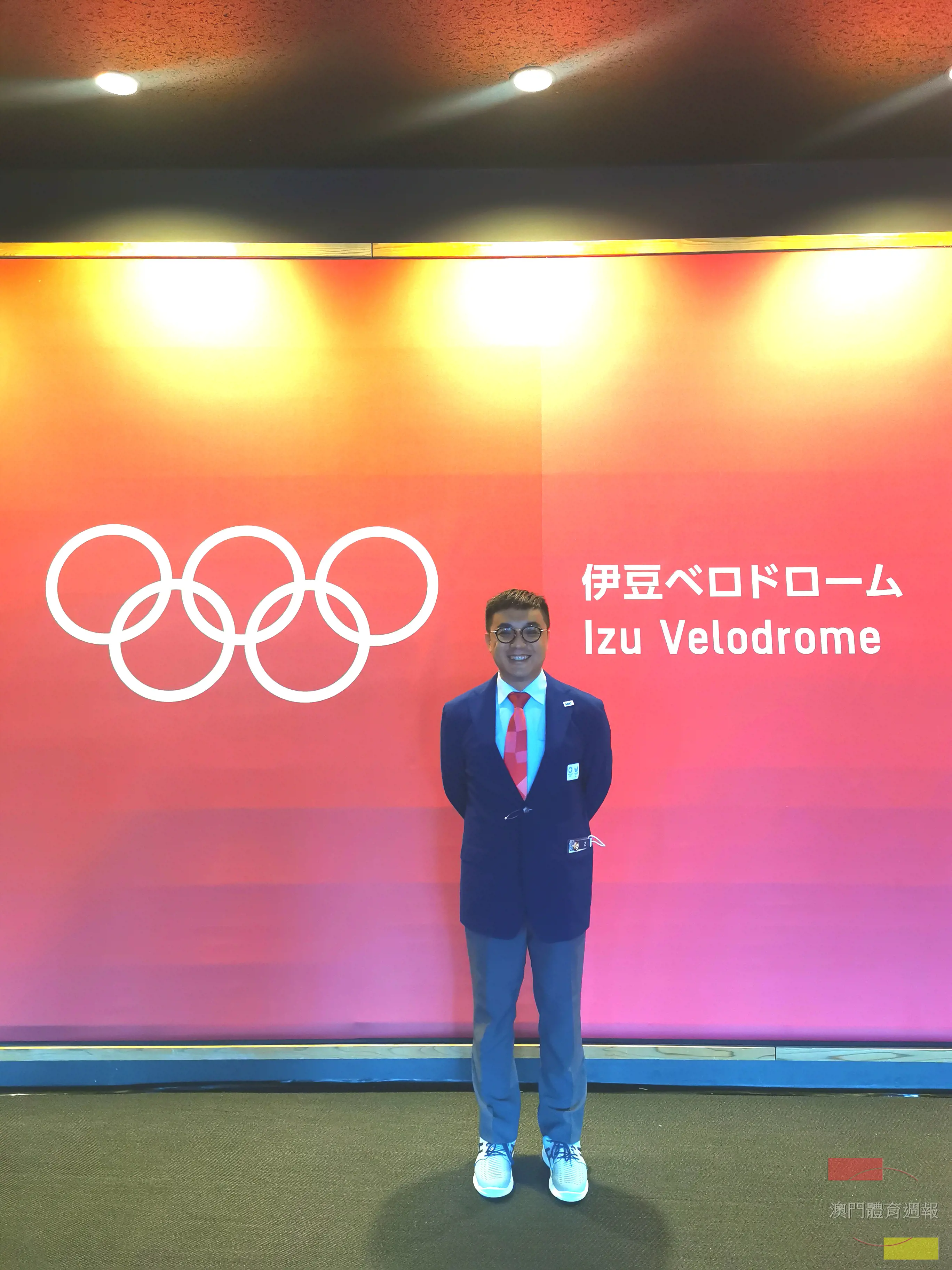 Ａ５　 參加東京奧運會埸地單車裁判工作.jpg